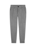 HUGO BOSS Kids' Cotton Blend Tapered Jogging Bottoms, Heather Grey
