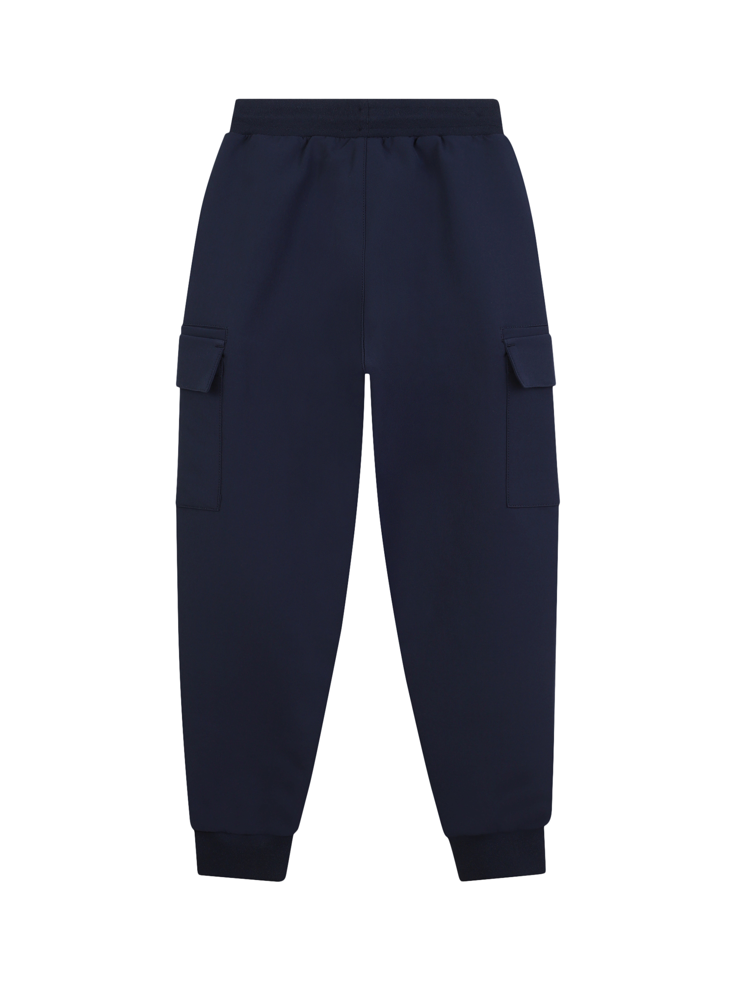 Product image 2 of 2, which shows HUGO BOSS Kids' Relaxed Drawstring Jogging Bottoms, Navy, 4 years