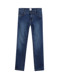 HUGO BOSS Kids' Slim Fit Cotton Blend Denim Jeans