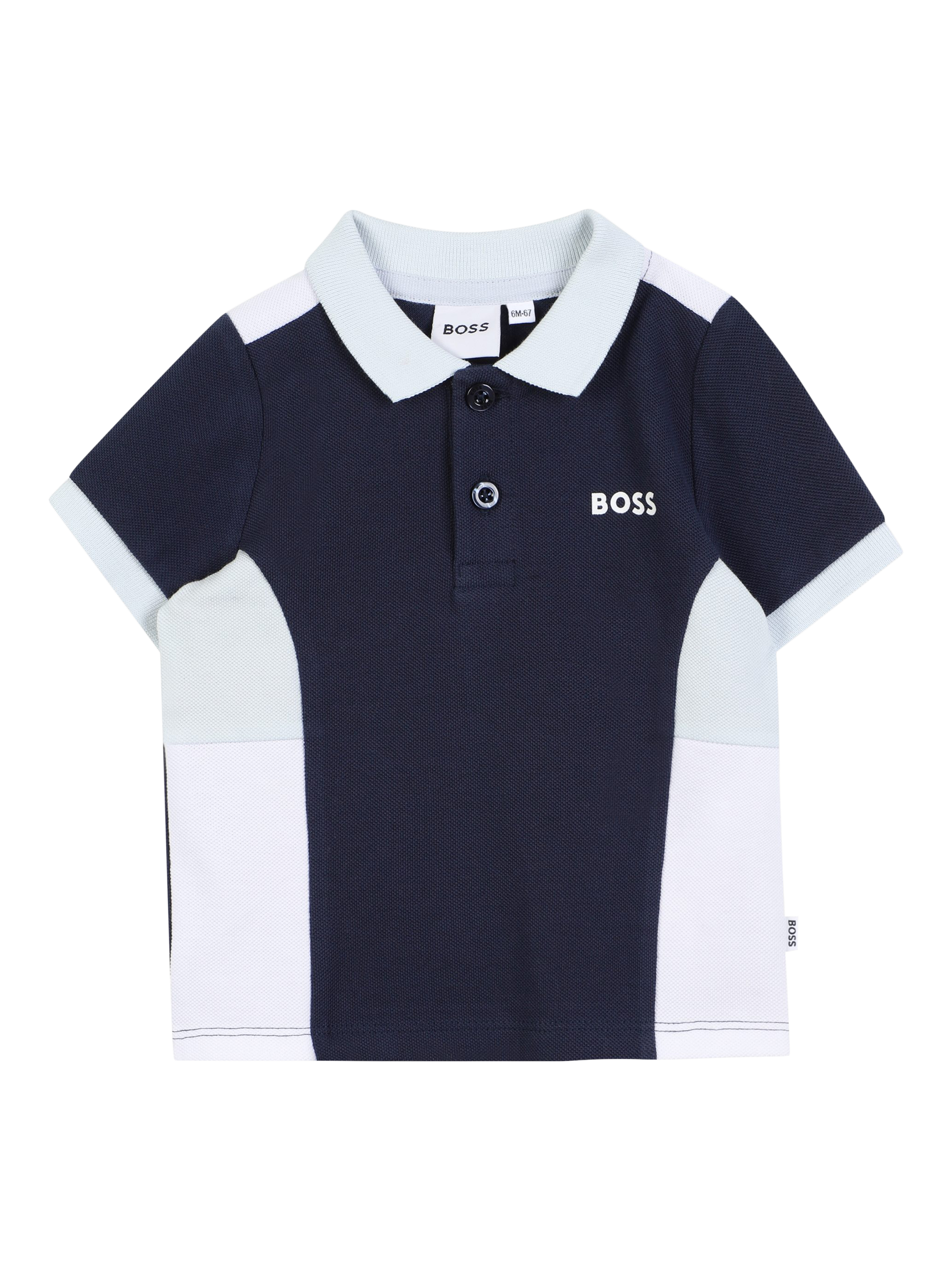Clothing Boss Polo Oxygen Polo Shirt BOSS Baby Colour Block Cotton