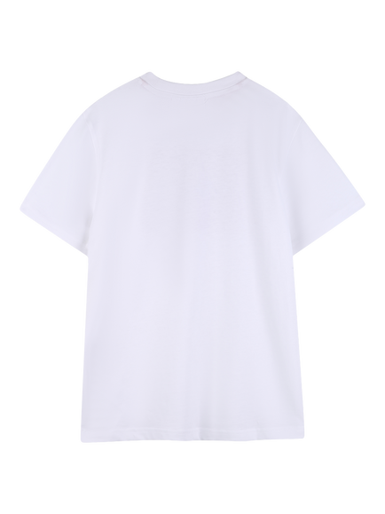 HUGO BOSS Kids' Cotton Blend Logo Graphic T-Shirt - view 2, White