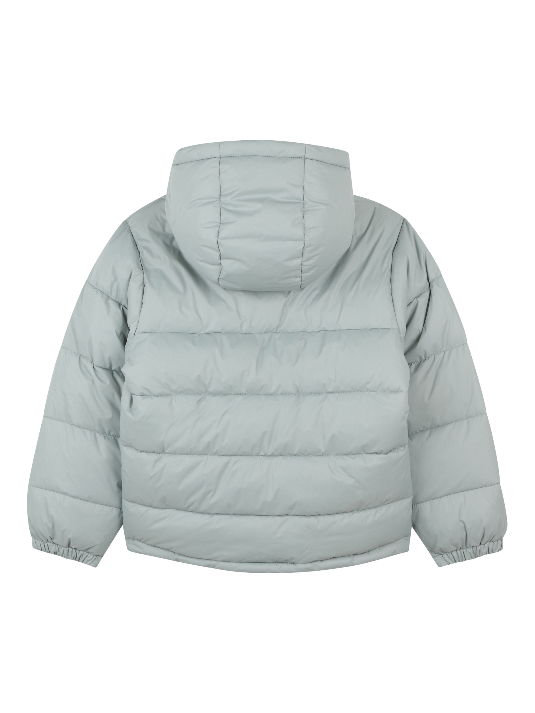 Product image 2 of 2, which shows HUGO BOSS Kids' Zip Front Hooded Puffer Jacket, Kalamata, 4 years
