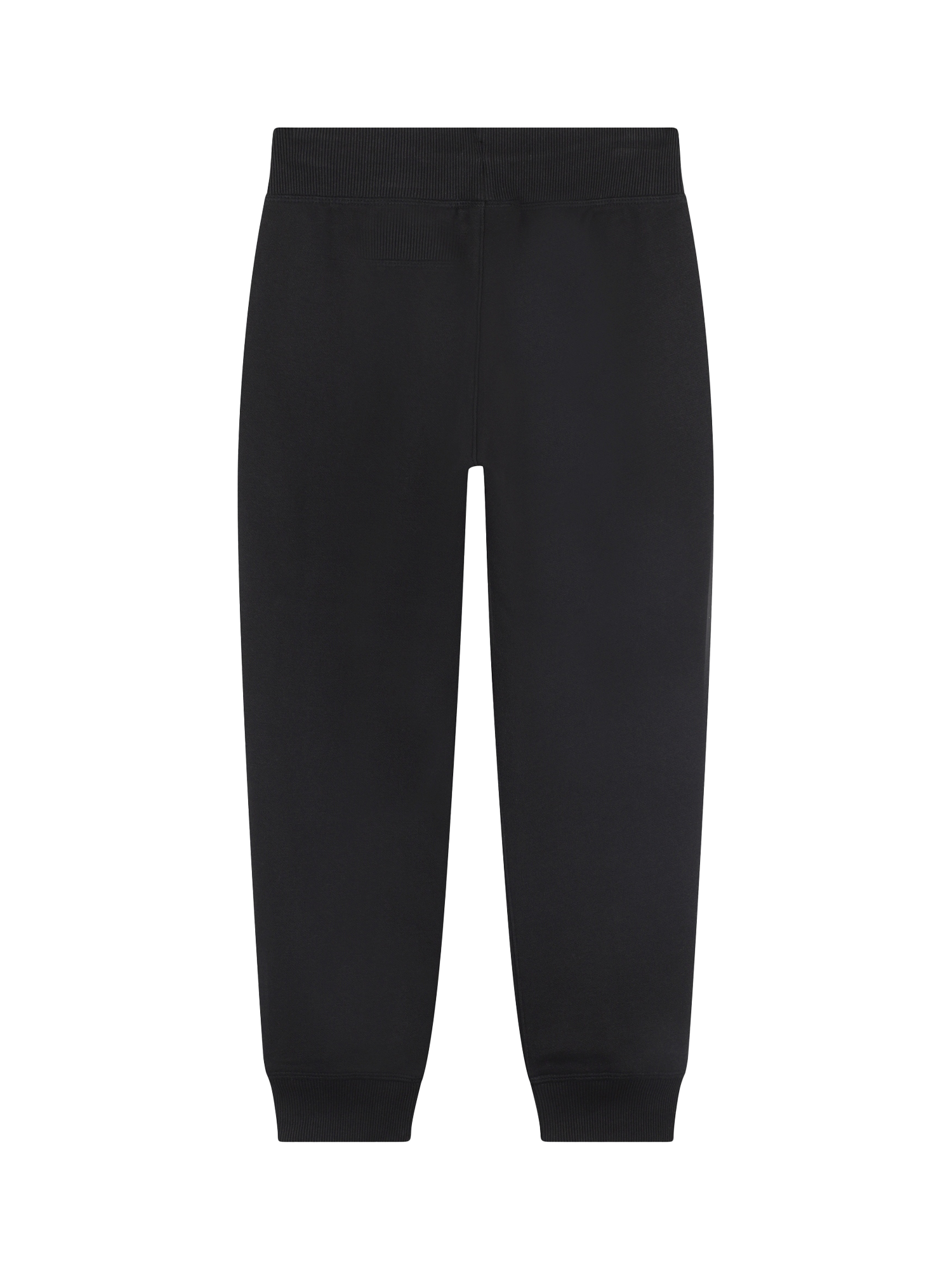 Product image 2 of 2, which shows HUGO BOSS Kids' Cotton Blend Drawstring Jogging Bottoms, Black, 4 years