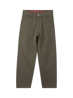 HUGO Kids' Corduroy Trousers, Kalamata, Kalamata