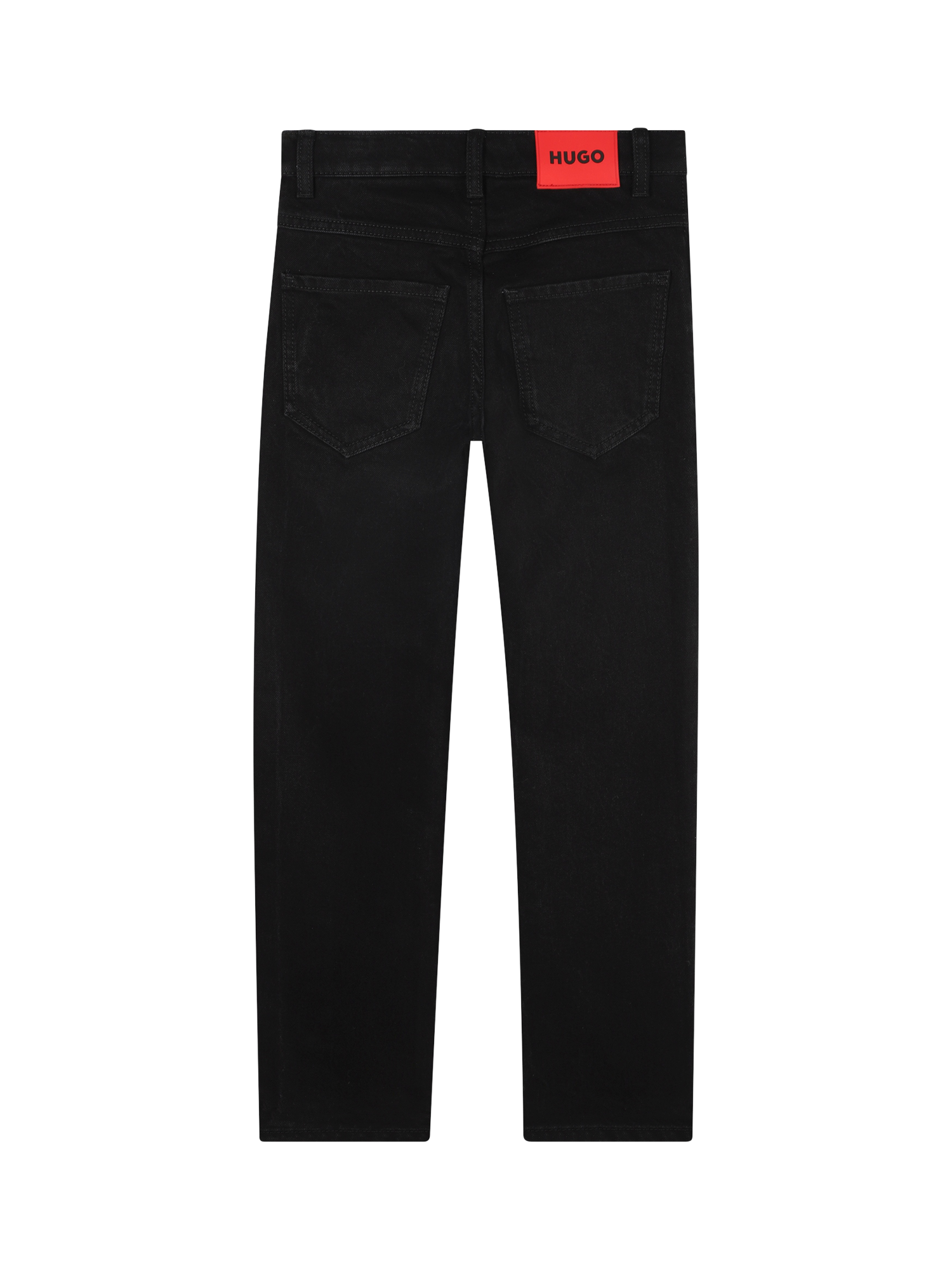 Product image 2 of 2, which shows HUGO Kids' Regular Fit Jeans, Denim Black, 4 years