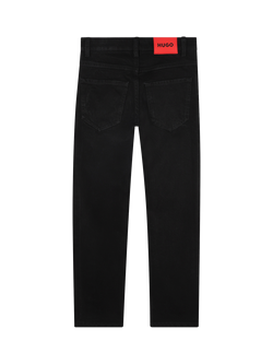 HUGO Kids' Regular Fit Jeans, Denim Black - view 2, Denim Black