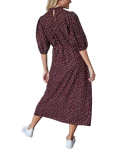 Sisters Point Ventia Polka Dot Midi Dress, Red/Multi