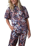 Sisters Point Ella Abstract Animal Print Shirt, Multi