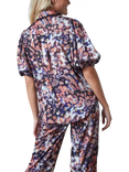 Sisters Point Ella Abstract Animal Print Shirt, Multi