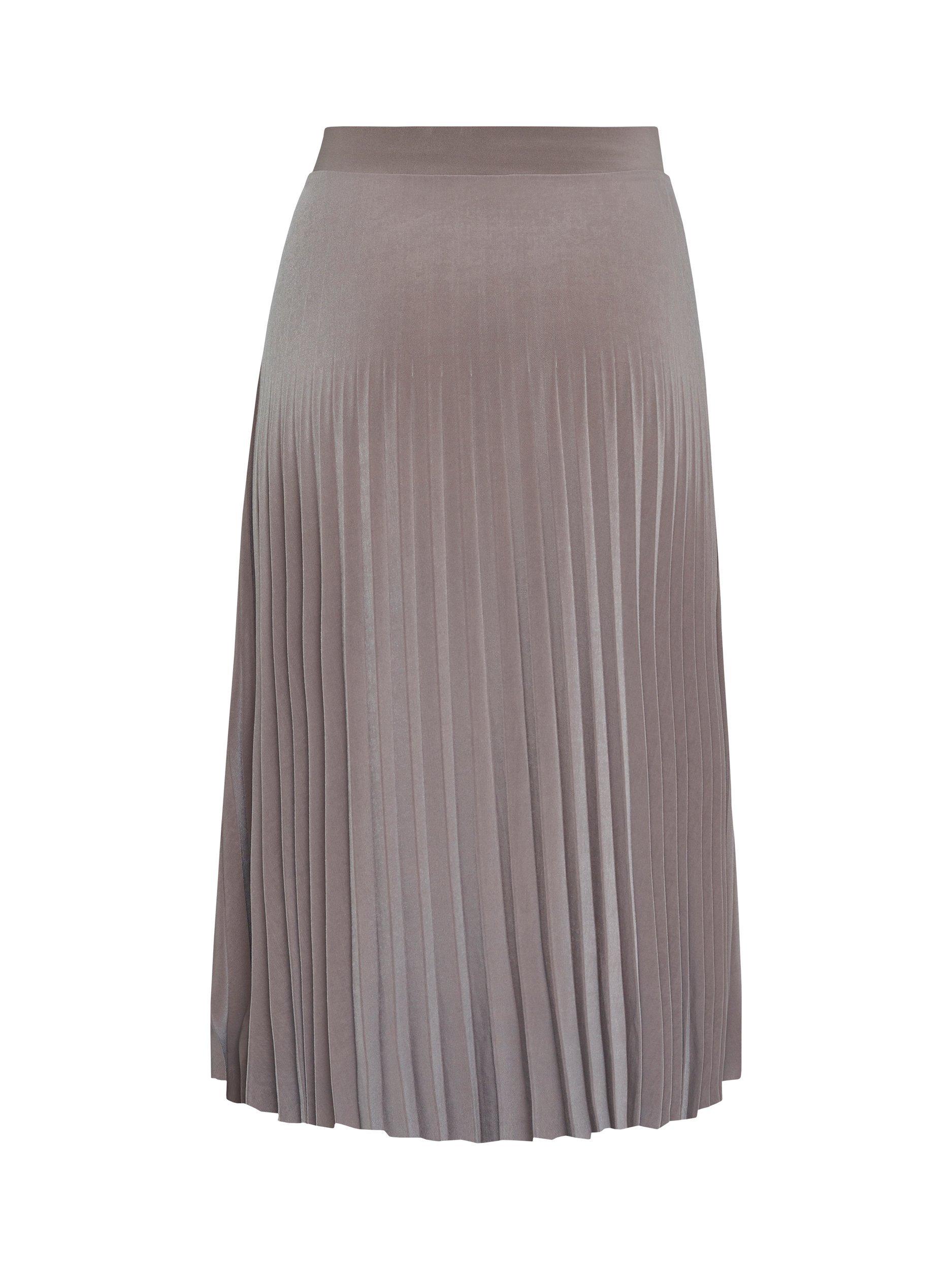 Product image 5 of 5, which shows Sisters Point Malou Pleated Midi Skirt, Cappuccino, XS