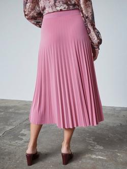 Sisters Point Malou Pleated Midi Skirt - view 2, Dusty Blush
