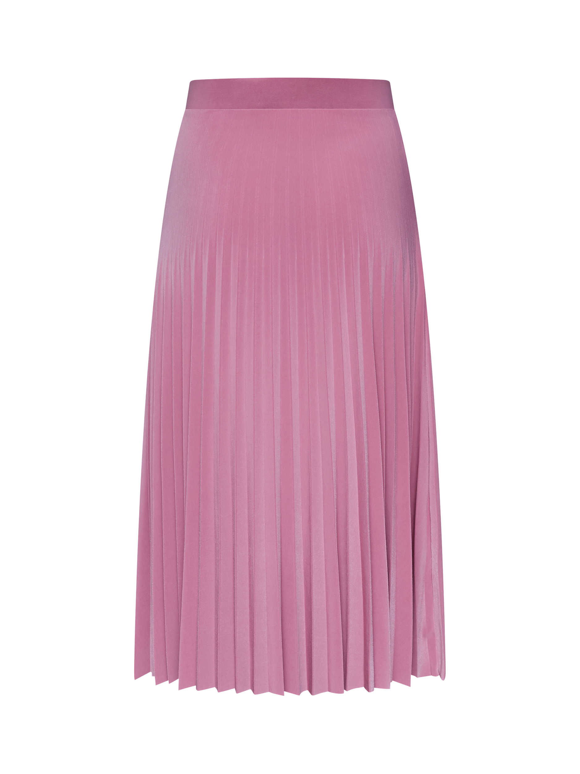 Product image 4 of 5, which shows Sisters Point Malou Pleated Midi Skirt, Dusty Blush, XS