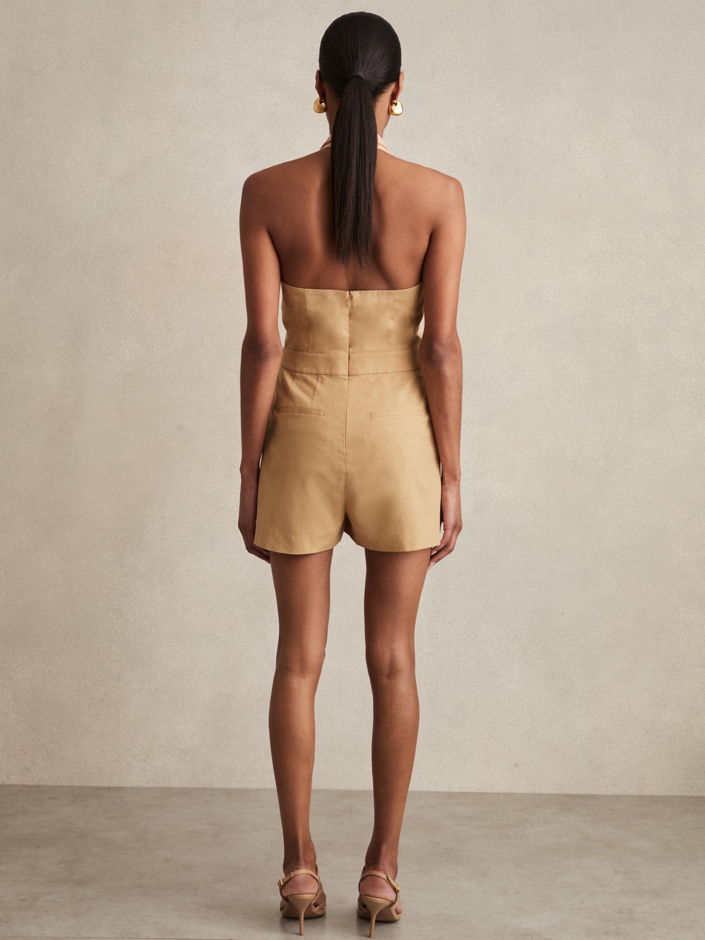 【海外限定】REISSプレイスーツ☆Pia Halterneck Skort Playsuit 010088724?fmt=auto&$background