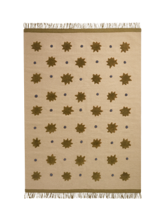 MADE Bellamy Jean Vada Pure Wool Rug, Cream, L170 x W120cm