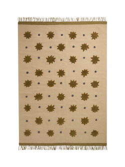 MADE Bellamy Jean Vada Pure Wool Rug, Cream, Cream