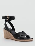 Mango Pati Open Toe Cross Over Wedge Sandals