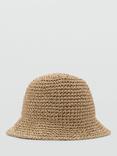Mango Lurex Straw Bucket Hat