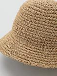 Mango Lurex Straw Bucket Hat