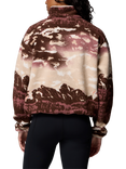 Columbia Women's Helvetia Print Fleece, Dark Stone