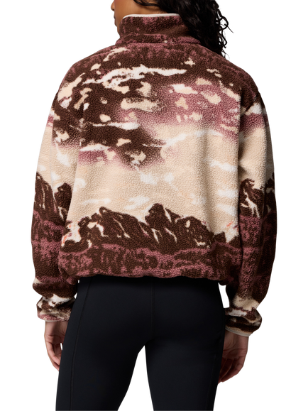 Columbia Women's Helvetia Print Fleece, Dark Stone - view 2, Dark Stone