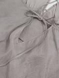 Reiss Vesper Crushed Satin Slip Dress, Grey