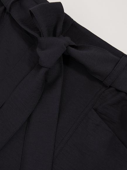 Reiss Avril Belted Shorts, Navy - view 2, Navy