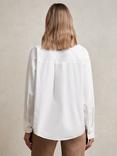 Reiss Callie Cotton Shirt, White