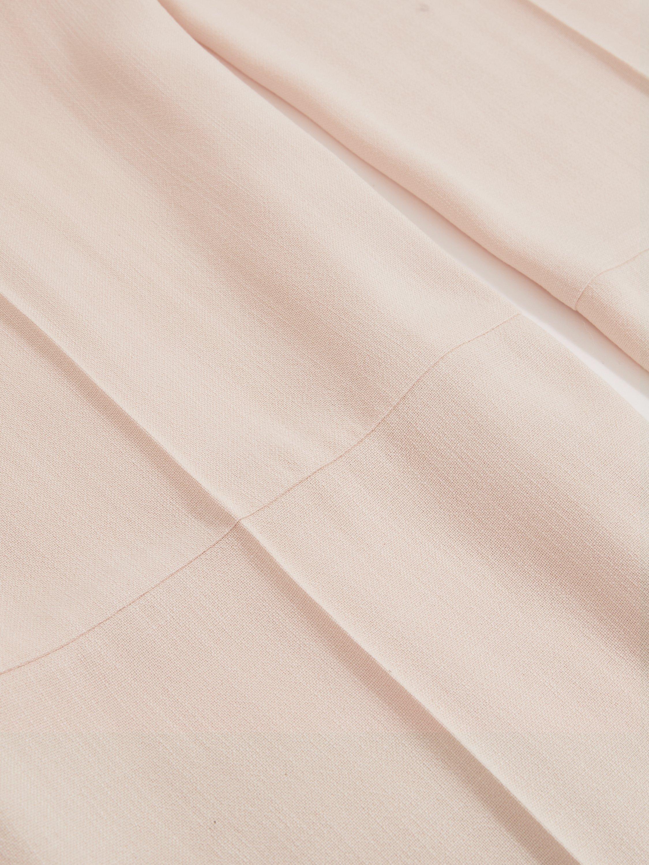 Product image 7 of 7, which shows Reiss Petite Darcie Wide Leg Trousers, Pink, 6Pt