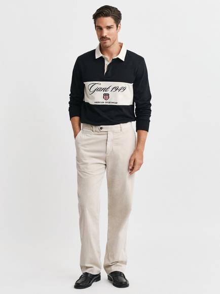 GANT Mid Rise Corduroy Chinos, Putty, Putty
