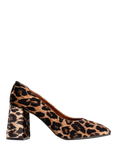 Penelope Chilvers Gamine Leopard Print Block Heels