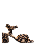 Penelope Chilvers Infinity Block Heel Sandals, Brown/Black