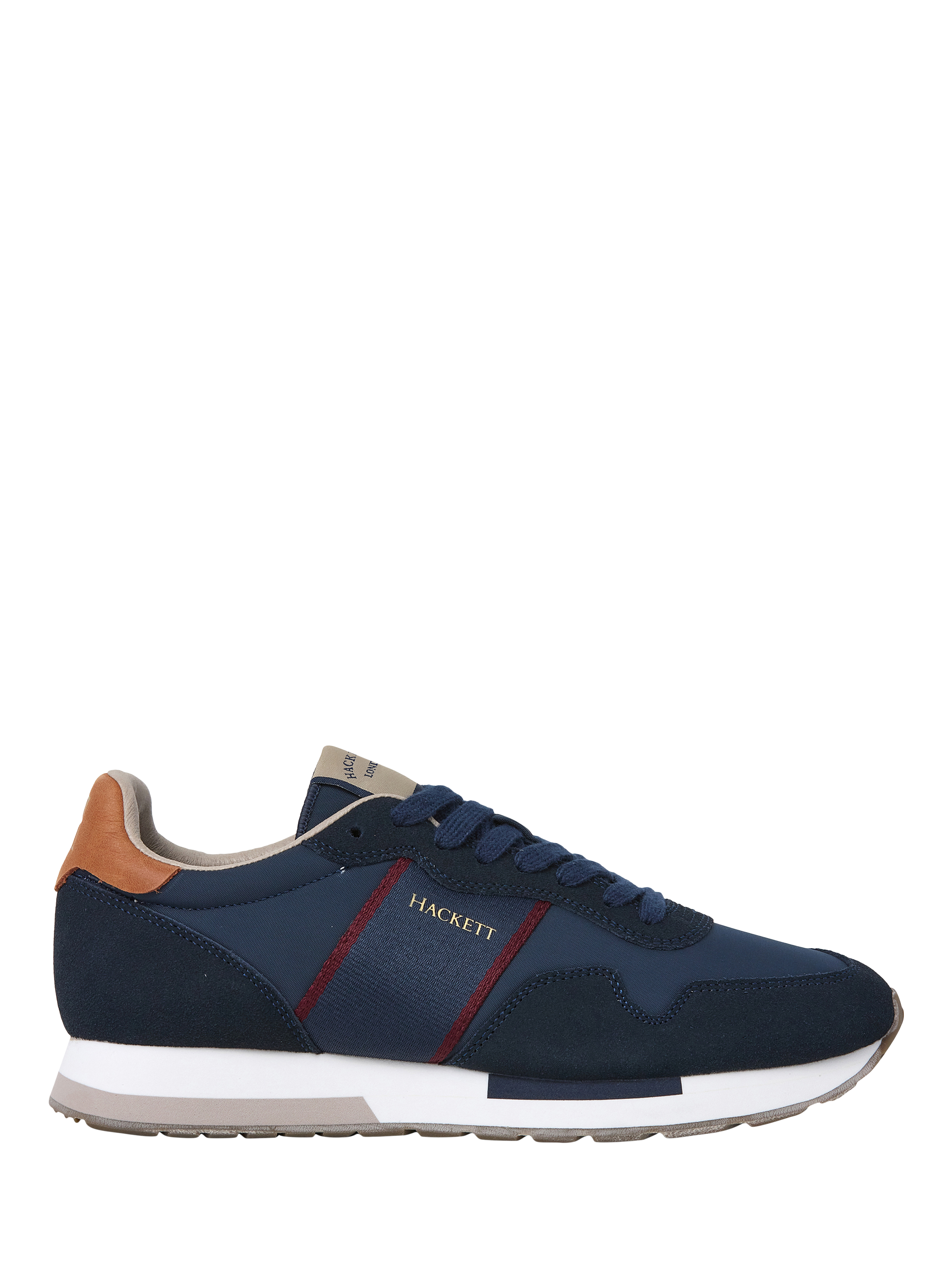Product image 1 of 6, which shows Hackett London Logo Trainers, Navy, 11