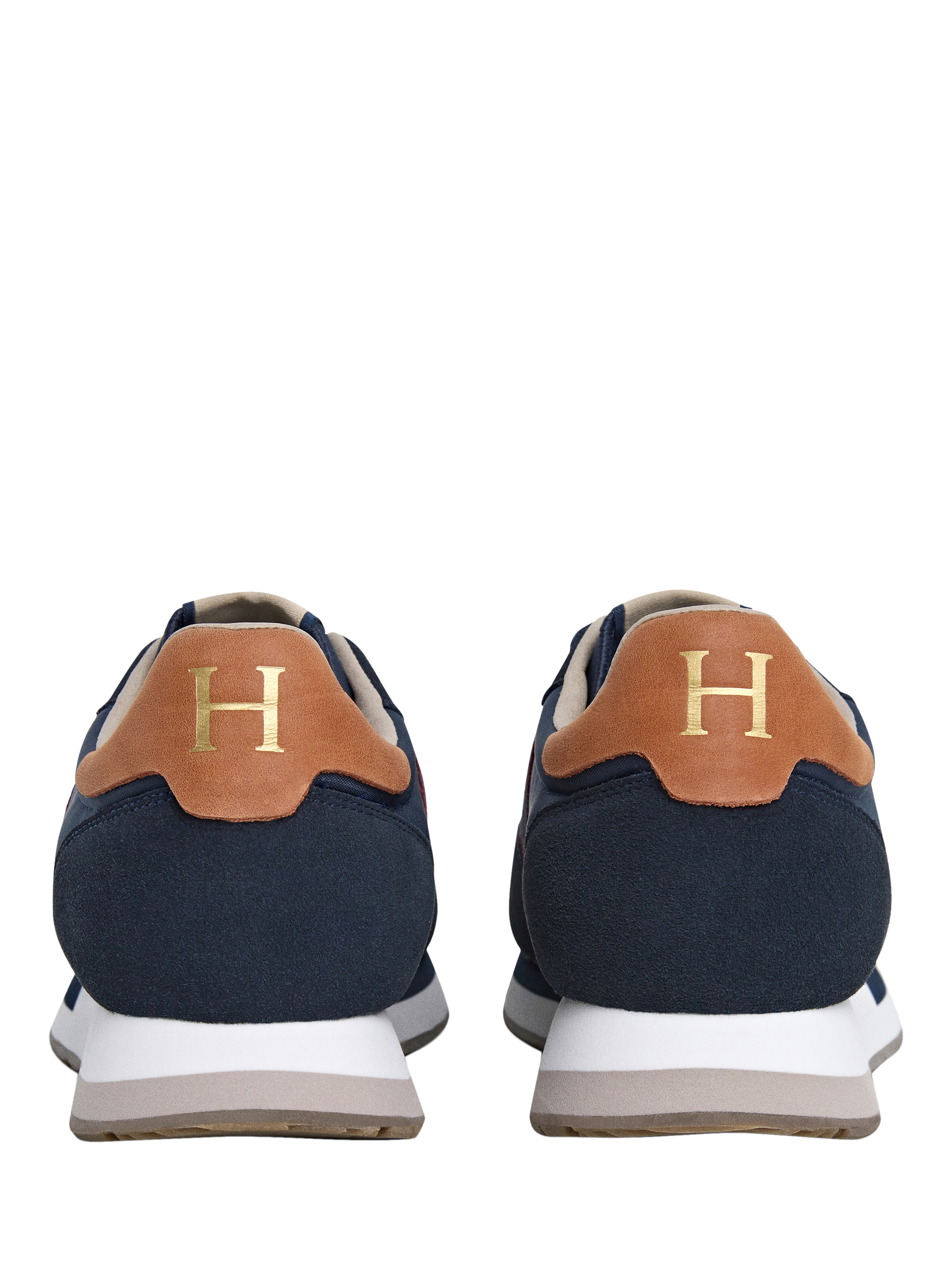 Product image 4 of 6, which shows Hackett London Logo Trainers, Navy, 11