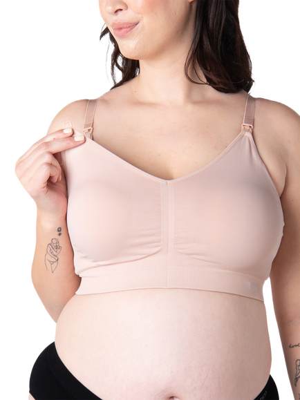 Hotmilk My Necessity 2.0 FlexFit Busty Nursing Bra, Ballet Pink