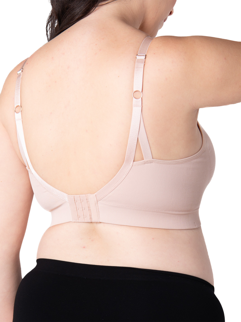 Product image 5 of 5, which shows Hotmilk My Necessity Full Cup Nursing Bra, Ballet Pink, S
