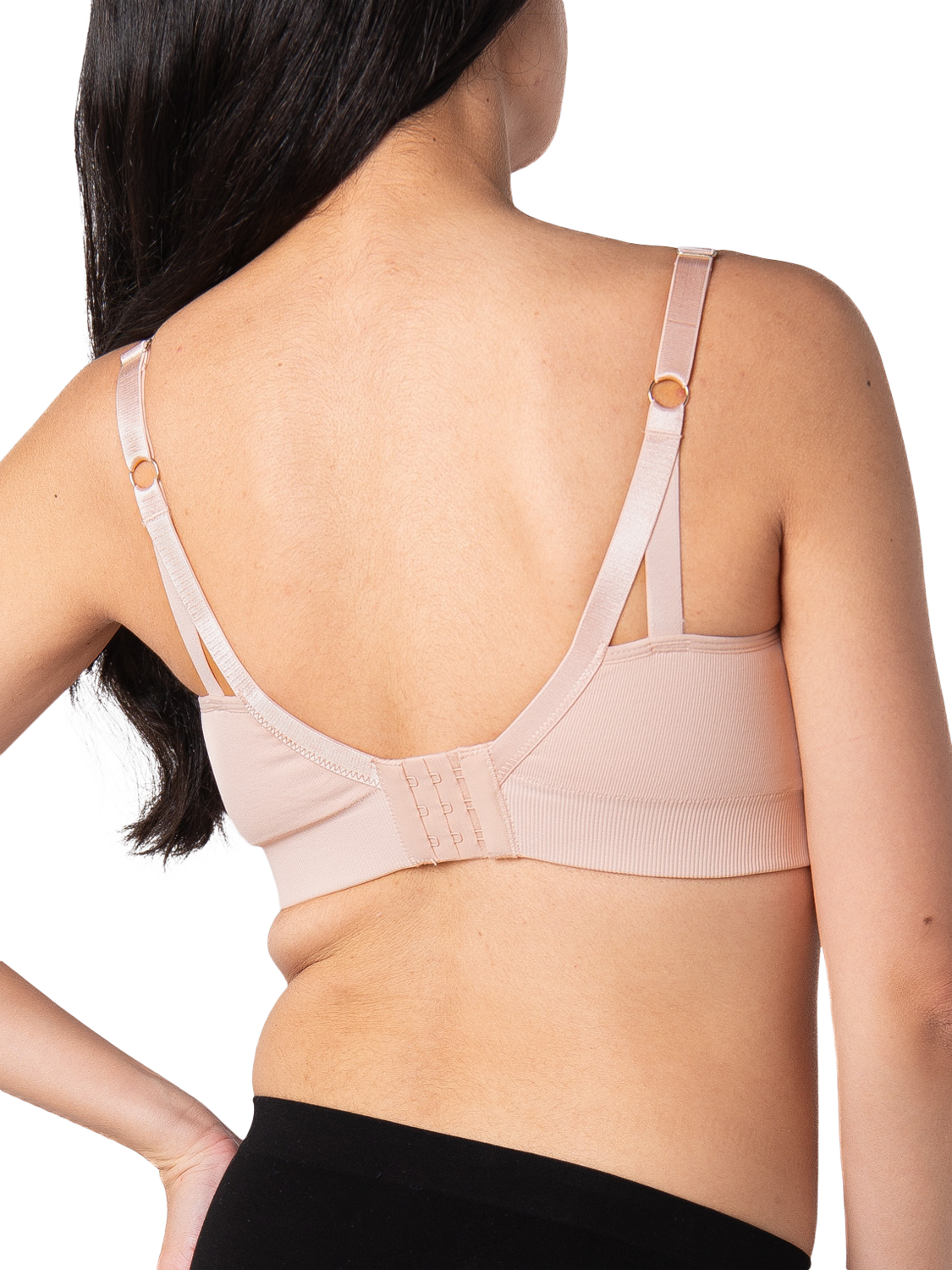 Product image 5 of 5, which shows Hotmilk My Necessity Regular Cup Nursing Bra, Ballet Pink, S