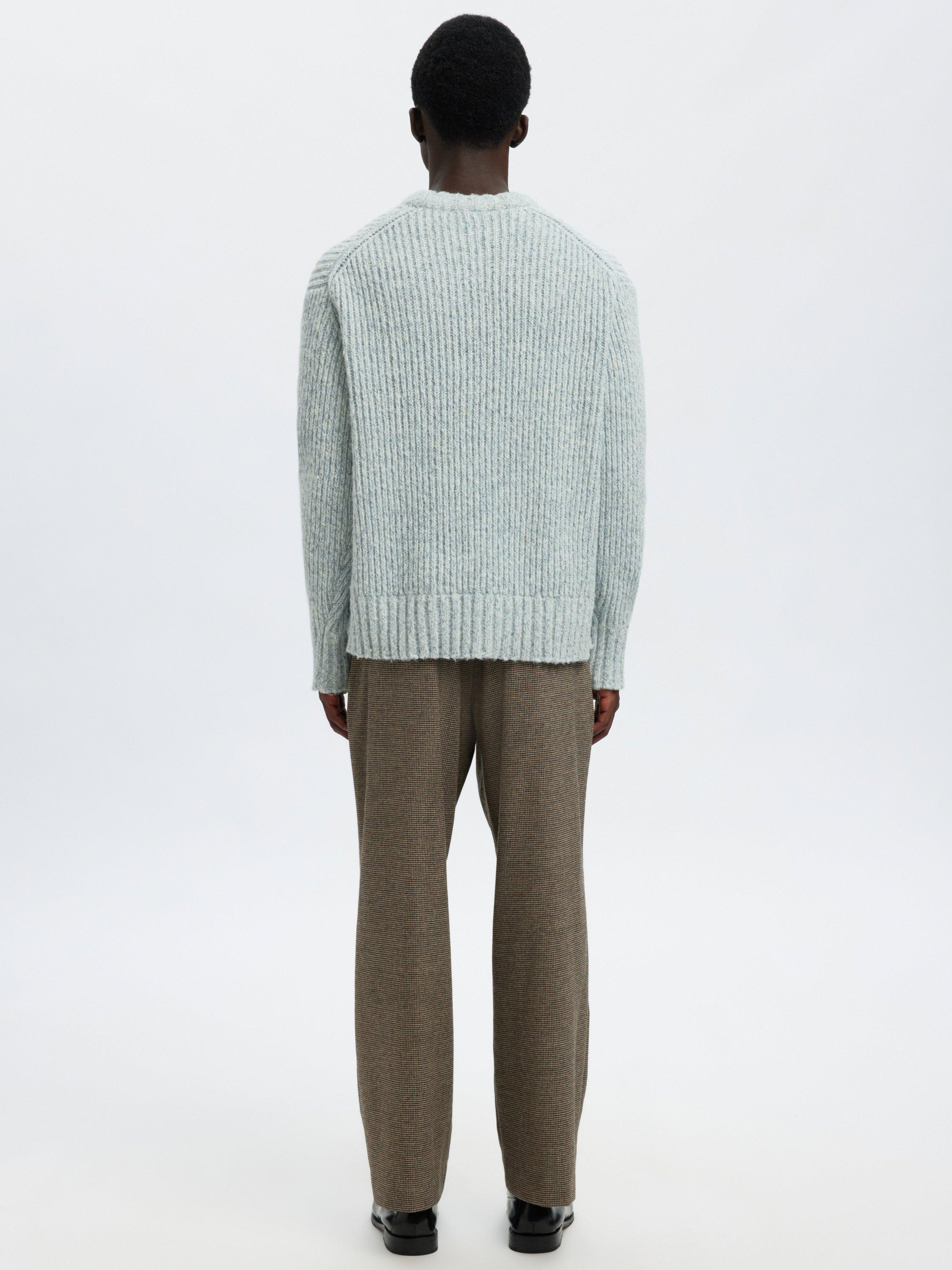 Product image 5 of 6, which shows Selected Chicago Long Sleeve Cowl Neck Jersey Top, Cashmere Blue Twist, S