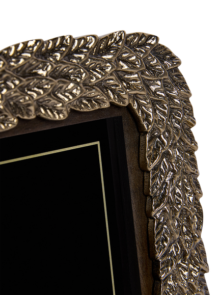 Libra Interiors Seasons Leaf Photo Frame - view 2, Gold