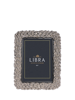 Libra Interiors Seasons Leaf Photo Frame, Silver