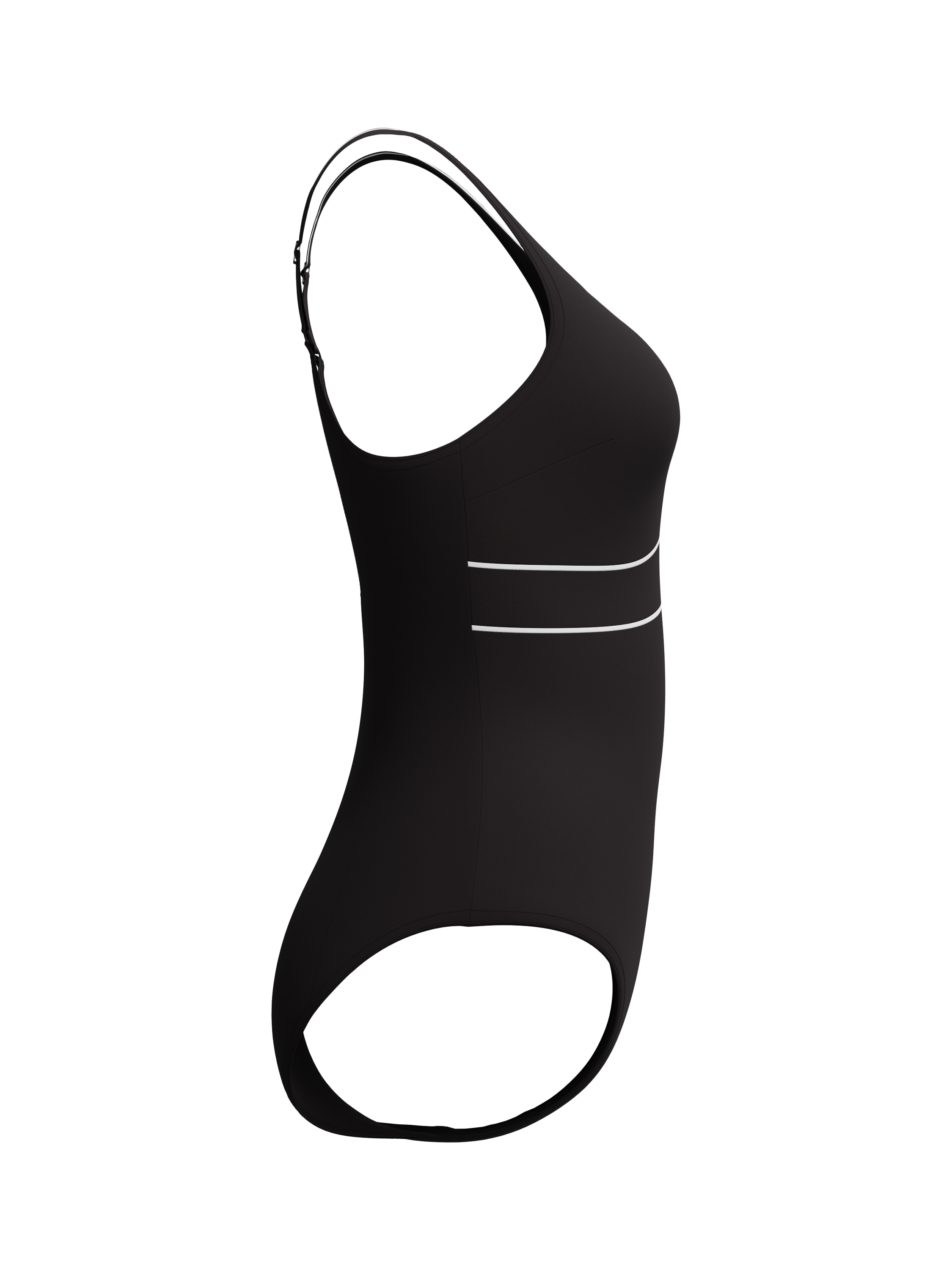 Product image 3 of 4, which shows Speedo Contour Eclipse Swimsuit, Anthracite, 32
