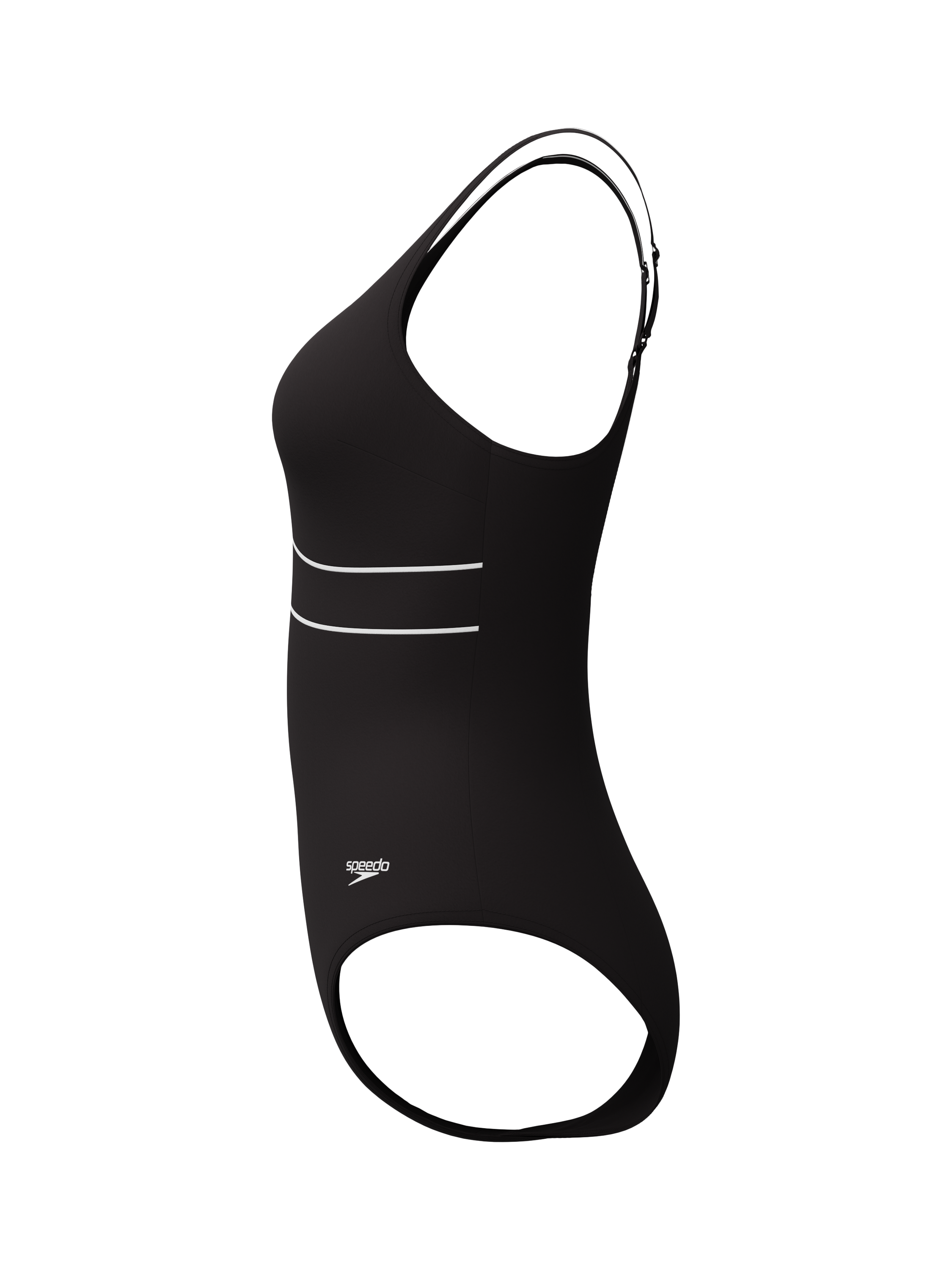 Product image 4 of 4, which shows Speedo Contour Eclipse Swimsuit, Anthracite, 32