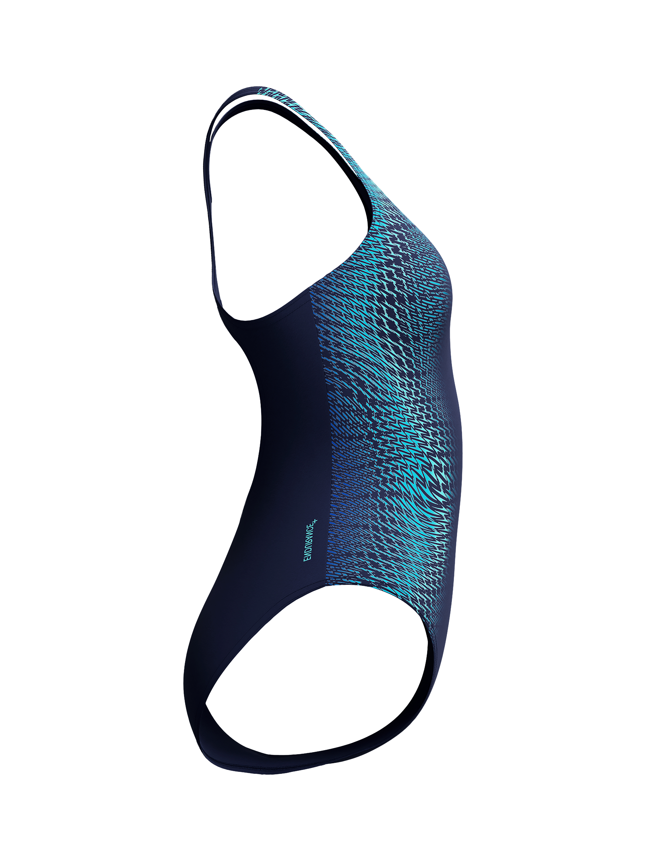 Product image 9 of 11, which shows Speedo Boomprint Medalist Swimsuit, Lagoon Blue, 32