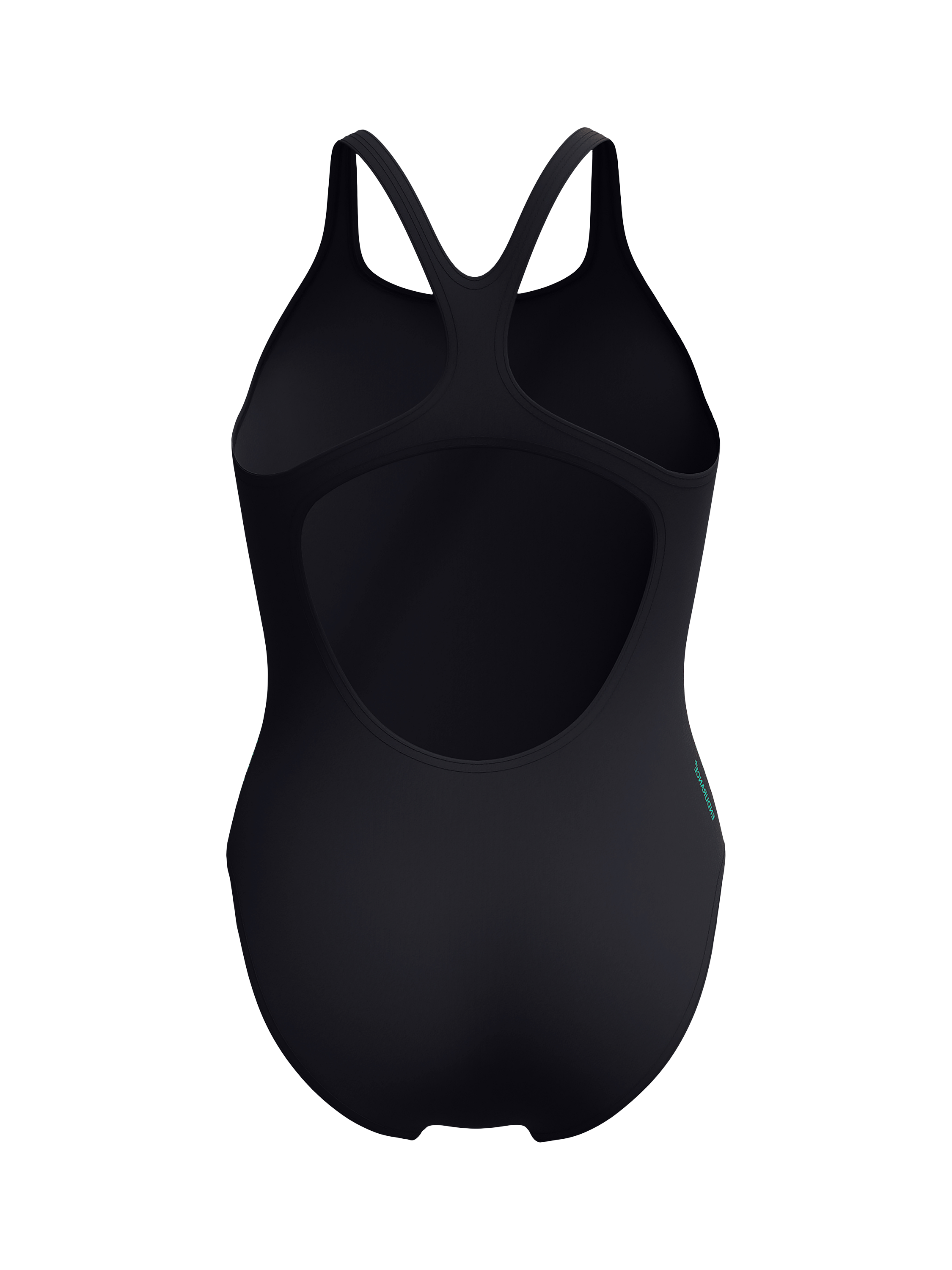 Product image 8 of 10, which shows Speedo Boomprint Medalist Swimsuit, Turquoise Gem, 32