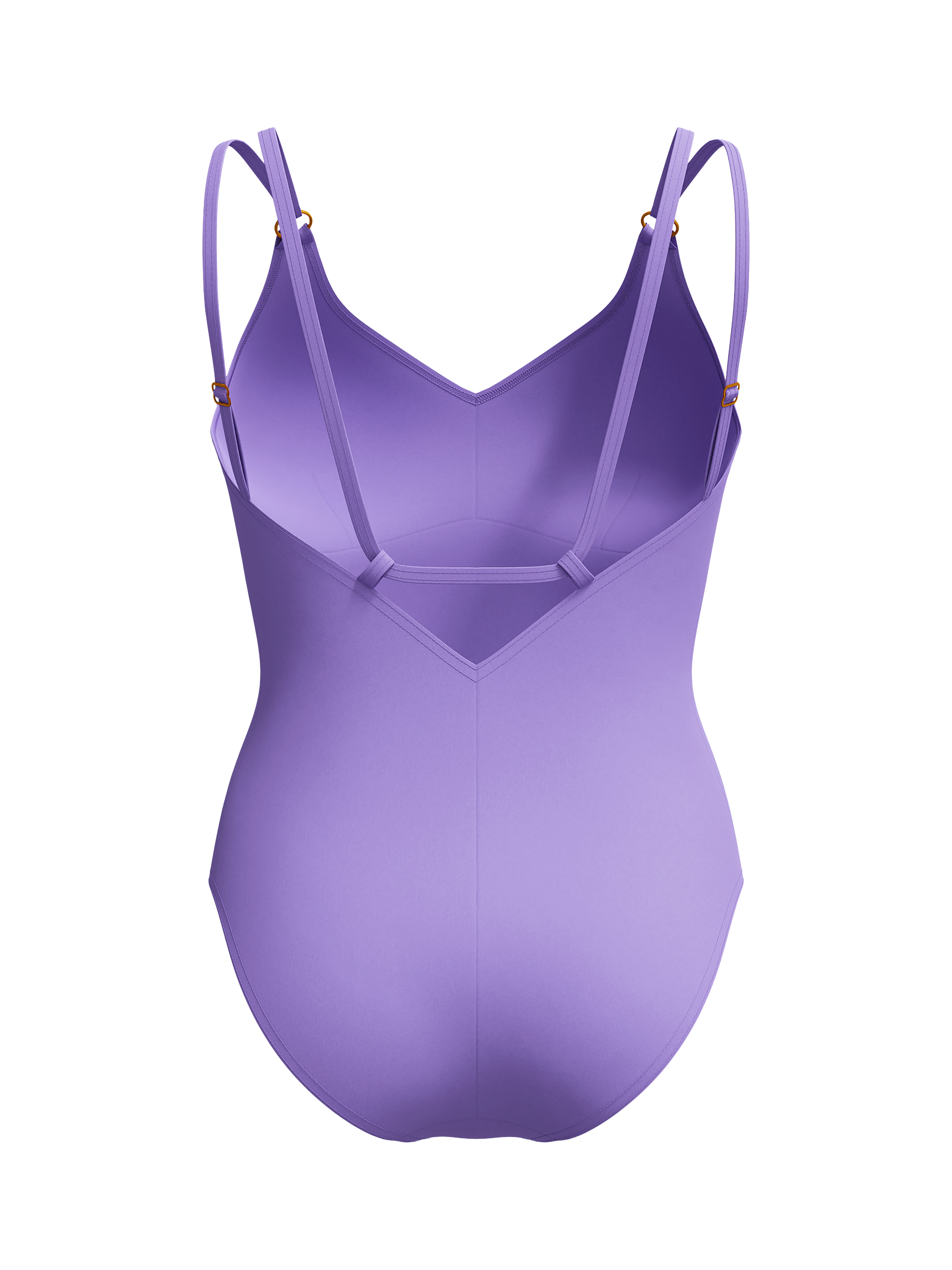 Product image 9 of 11, which shows Speedo Shaping Strappy Swimsuit, Purple Mist, 32