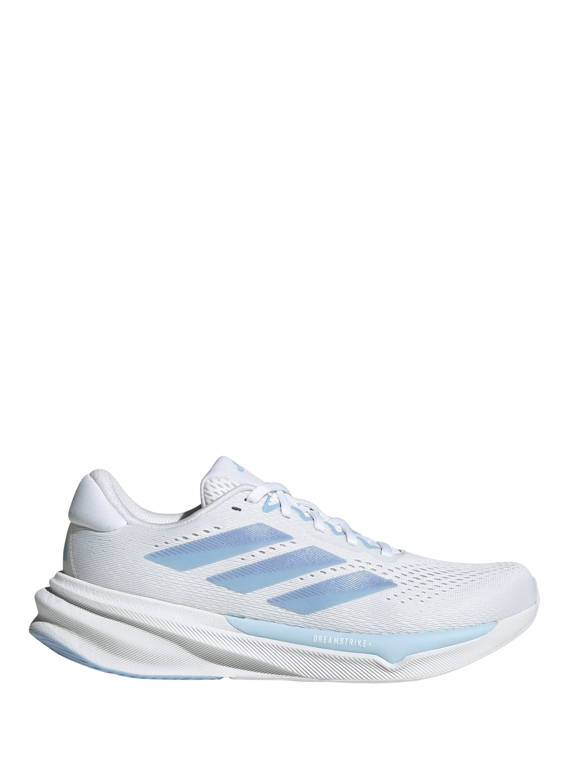 Product image 1 of 8, which shows adidas Women's Supernova Stride Running Shoes, White, 4