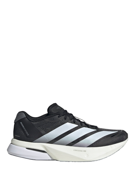 adidas Women's Adizero Boston 13W Running Shoes, Black/White