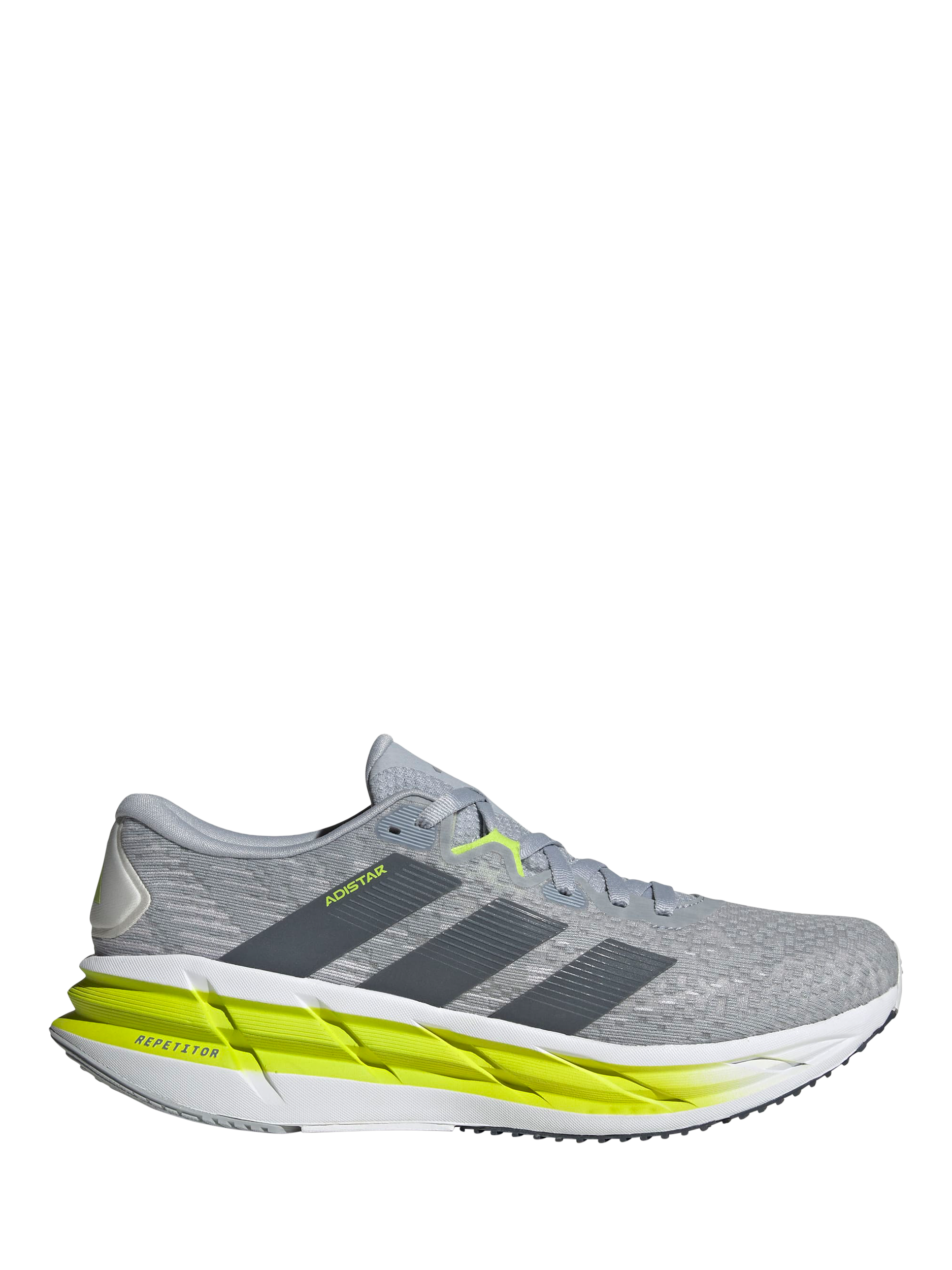 Product image 1 of 10, which shows adidas Men's Adistar 4 Running Shoes, Halsil/Onix, 7