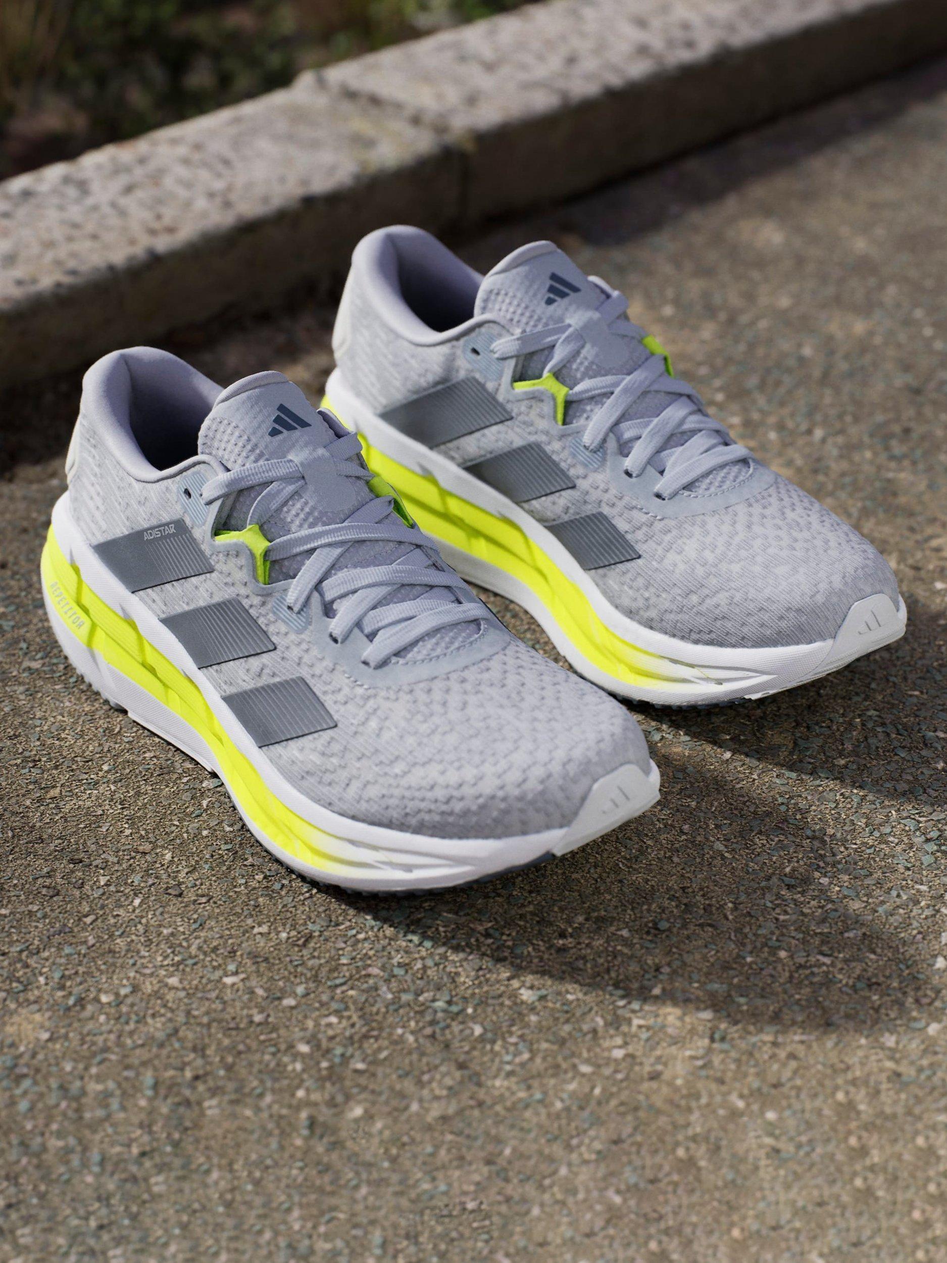 Product image 9 of 10, which shows adidas Men's Adistar 4 Running Shoes, Halsil/Onix, 7