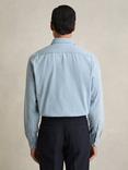 Reiss Draper Washed Chambray Shirt, Blue