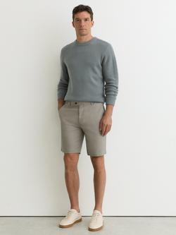 Reiss Pique Cotton Chino Shorts, Sage Green, Sage Green